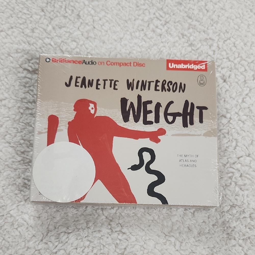 "Weight" by Jeanette Winterson CD Audiobook Book NWT